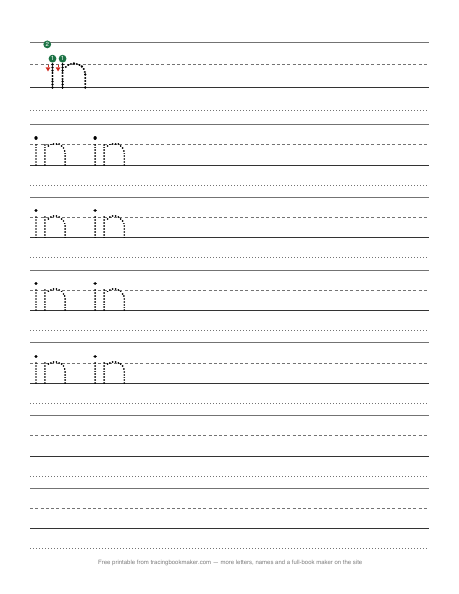 Sight word in tracing worksheet